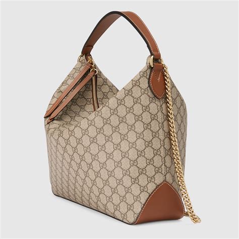 gucci gg supreme hobo bag|Gucci hobo bag sale.